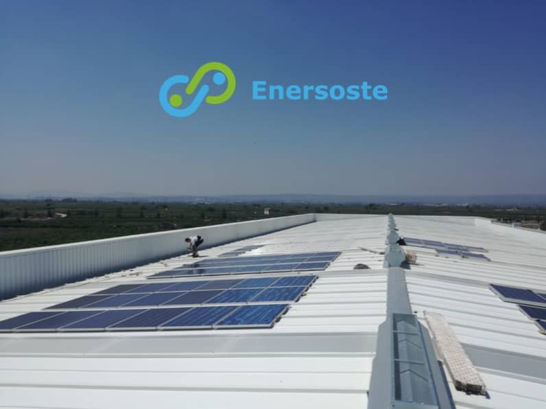 Instalación fotovoltaica en industria - Alzira 2 - Enersoste energías renovables Segorbe - placas solares Castellón